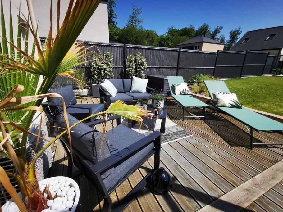 Maison Familiale 6 Personnes Miniac-Morvan ภายนอก รูปภาพ